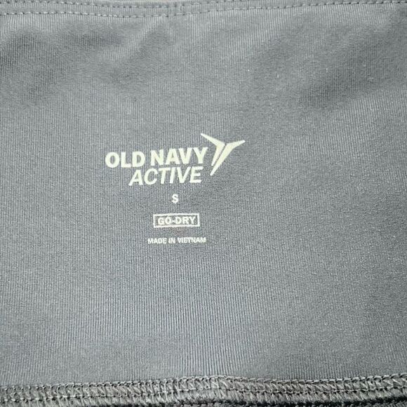 Old Navy  7/8 Gray Moto Leggings‎ Small go dry - Picture 5 of 7